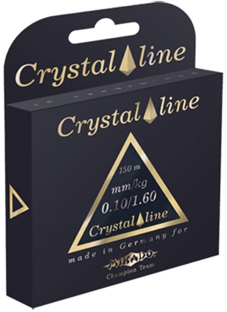 Полиамидная леска для рыбалки / рыболовная CRYSTAL Line (Mikado), 30м, 0.12мм