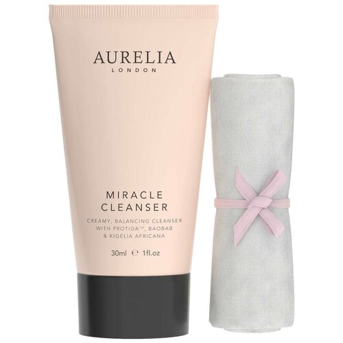 Ароматическое очищающее средство для лица с эффектом сияния AURELIA Miracle Cleanser 30ml