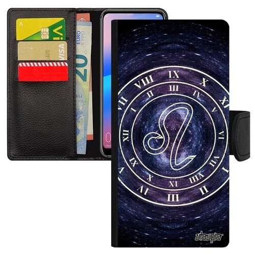 фото Чехол книжка на мобильный хуавей p20 про уникальный дизайн зодиак созвездие horoscope utaupia