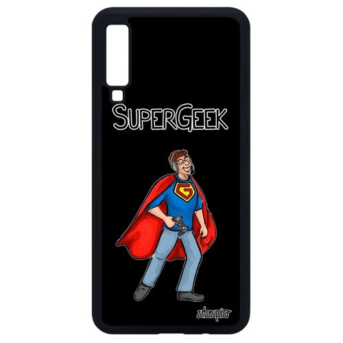 фото Чехол для телефонов galaxy a7 2018, "супергик" герой смешной utaupia