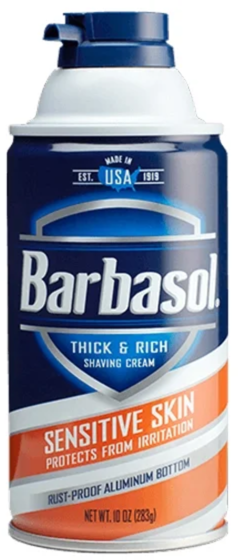 Крем-пена для бритья Sensitive Skin Barbasol, 283 г, 283 мл
