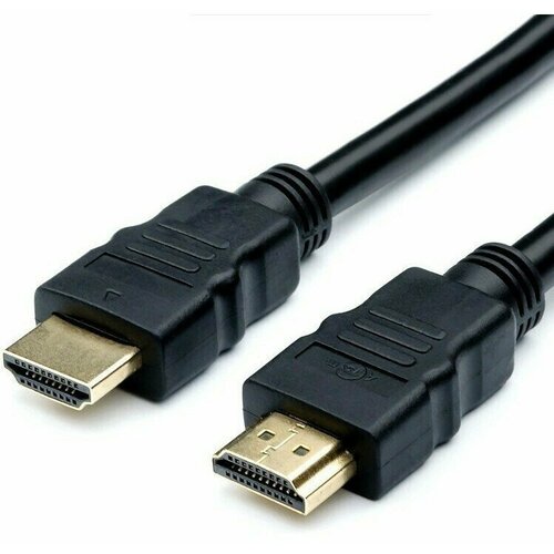 Кабель HDMI - HDMI, 1м, ATCOM (AT7390) кабель hama h 205238 hdmi hdmi 1м 00205238
