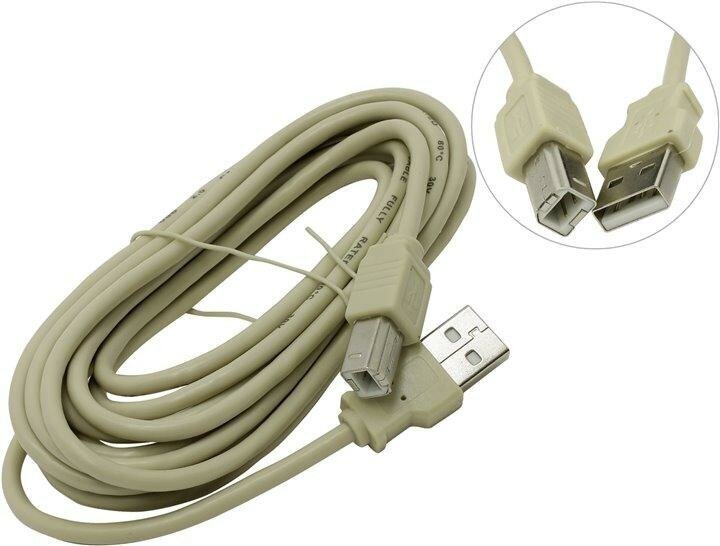 Кабель 5bites USB - USB (UC5010-030C), 3 м, серый - фото №4