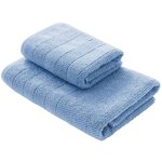 Набор махровых полотенец для ванны VEROSSA Milano, 2 полотенца 70x140 см, 2 полотенца 50x90 см, плотность 500 шгр/м2, хлопок 100% - изображение