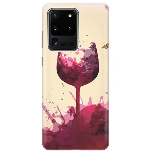 Чехол - накладка ArtColor для Samsung Galaxy S20 Ultra с принтом Летнее вино чехол накладка artcolor для samsung galaxy s10e с принтом летнее вино