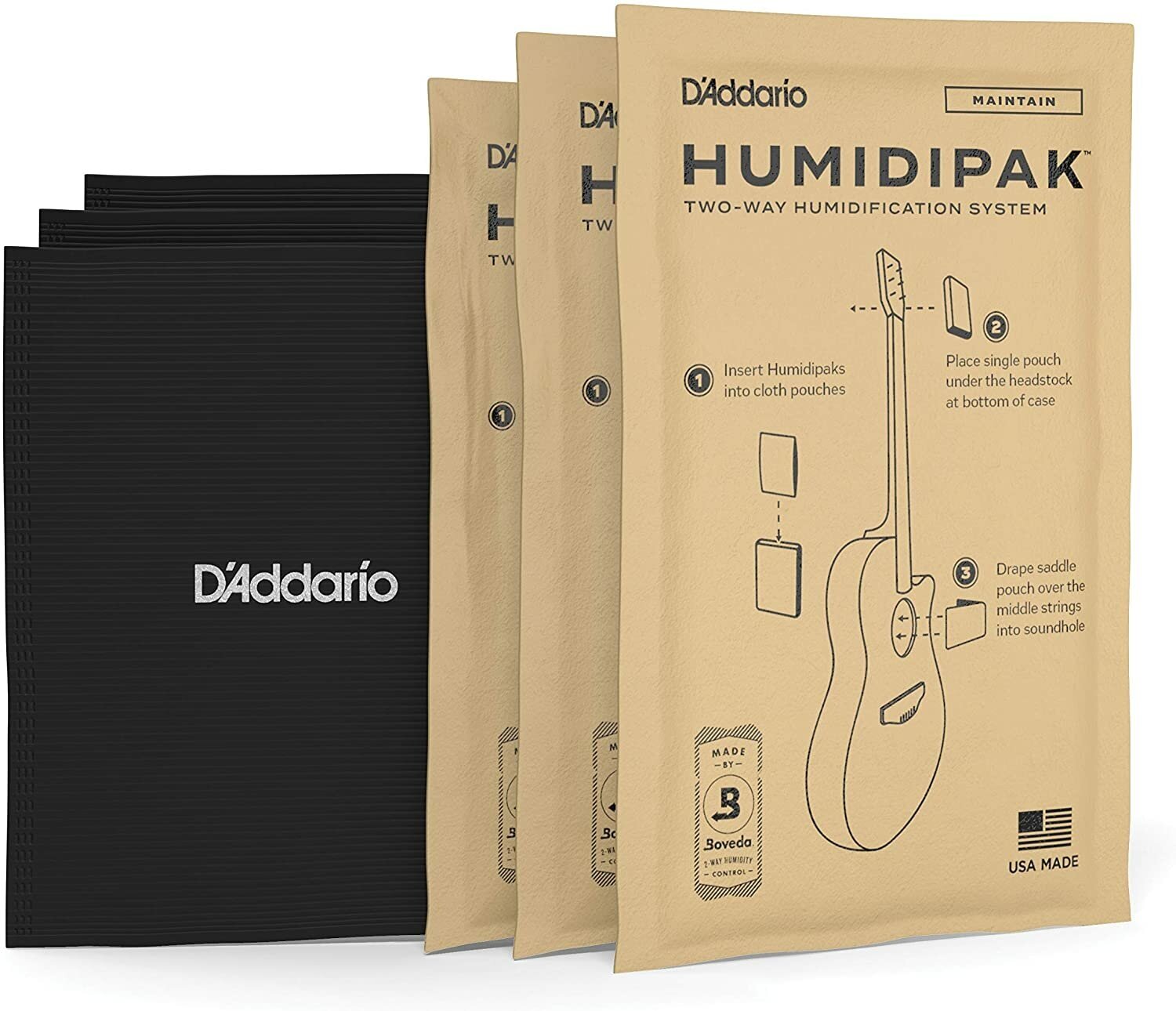 Средство для ухода D'Addario Automatic Humidity Conditioning System PW-HPK-01 черный 3 шт. Planet Waves - фото №11