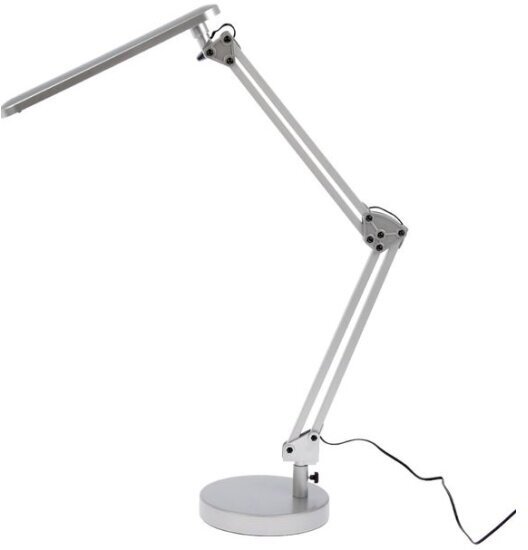 Настольная лампа офисная Эра NLED-440-7W-S серебро (6/144)