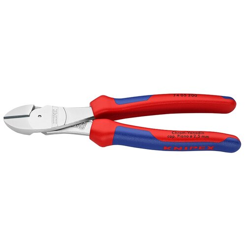 Knipex 74 05 200 200 мм красный/синий бокорезы knipex 74 21 200 200 мм красный