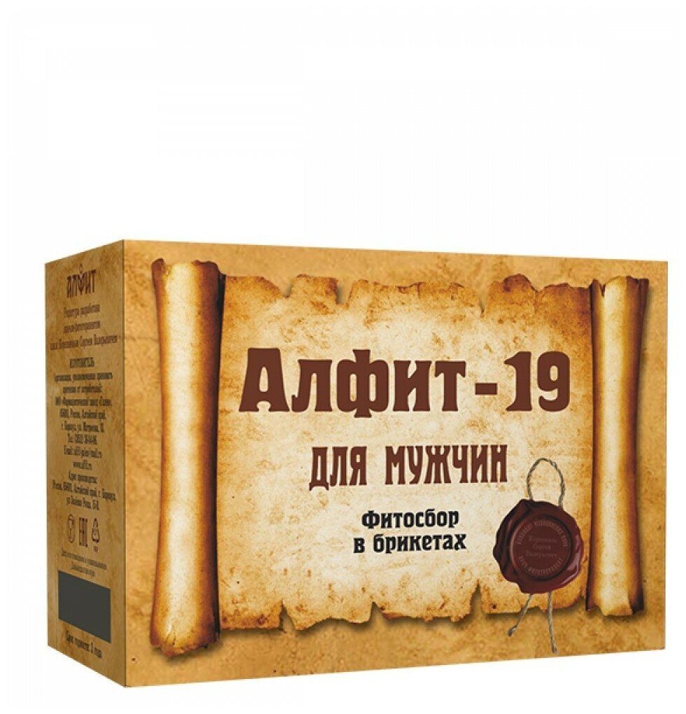 Алфит Алфит-19 Для мужчин, 2 г, 60 шт.