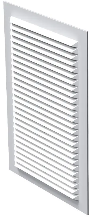 Вентиляционная решетка МВ 125 -1с с сеткой (Р) Vents (170х238мм)