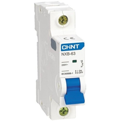 Автоматический выключатель Chint 1п C 2А 4.5кА NXB-63S (R), 296705 выключатель автоматический chint nxb 63s 1п с 63 а 4 5 ка