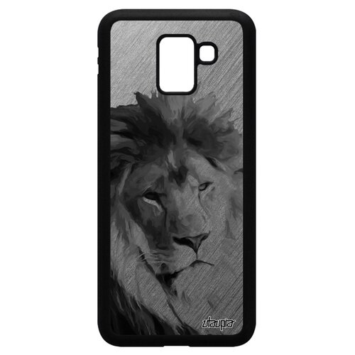 фото Чехол на мобильный samsung galaxy j6 2018, "лев" царь саванна utaupia