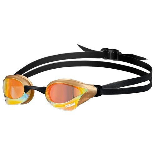 фото Очки для плавания arena cobra core swipe mirror, yellow copper-gold