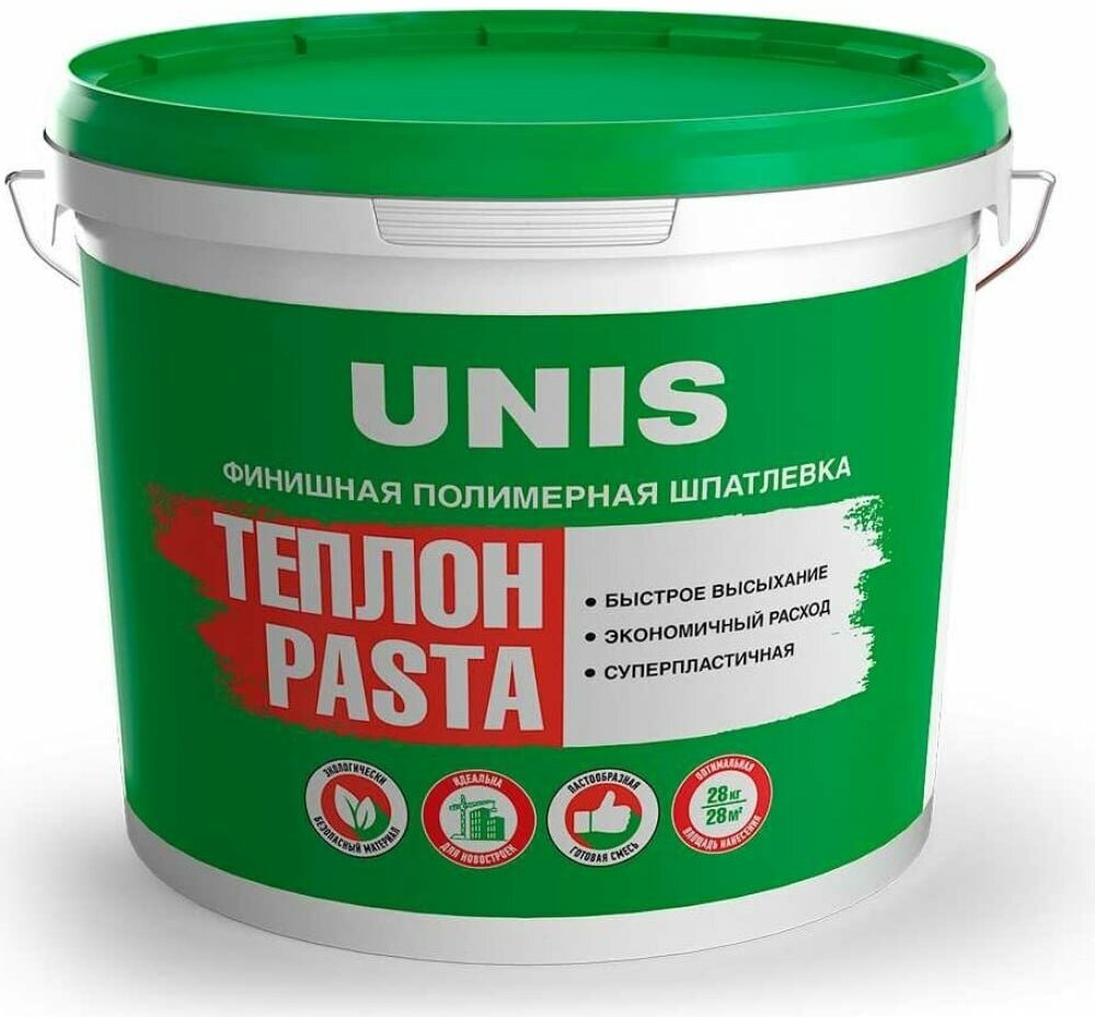 Готовая полимерная шпатлевка UNIS Pasta Теплон