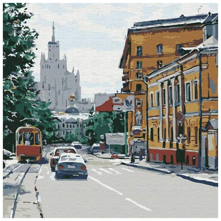 Москва картины по номерам по