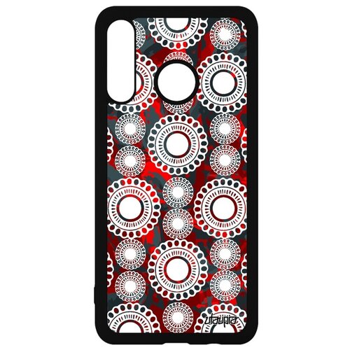 фото Чехол для смартфона p30 lite, "кружевной узор" орнамент вязь utaupia