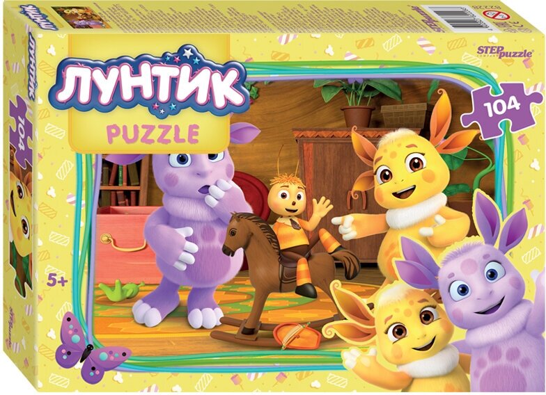 Пазл 104 элемента Step Puzzle "Мельница. Лунтик. new 1" (82228)