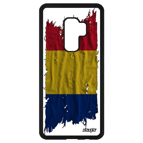 фото Чехол на мобильный galaxy s9 plus, "флаг румынии на ткани" патриот страна utaupia