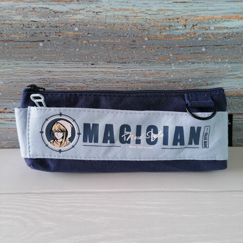 Пенал-косметичка аниме 2 отделения на молнии