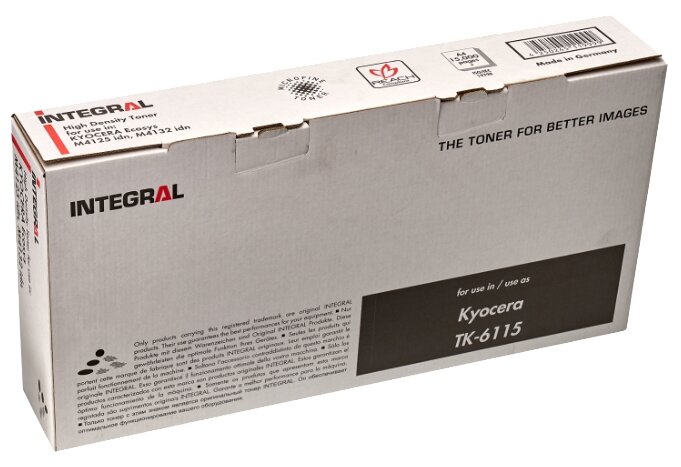 Тонер-картридж Integral TK-6115 для Kyocera M4125idn, Ecosys M4132idn 15000 страниц, 520 g 1210009 .