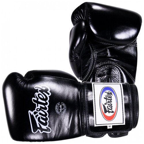 BGV5 Боксерские перчатки Fairtex Black/Red - Fairtex - Черный - 12 oz перчатки боксерские fairtex bgv 22 metallic red 12 oz