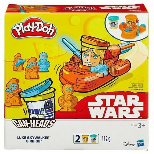 Play-Doh B0595 Герои Зв. войны №1 - Luke Skywalker и R2D2 брелок play star