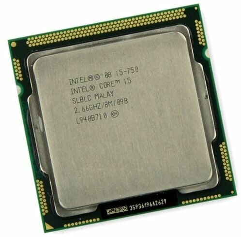 Процессор Intel Core i5 750 (2,66 ГГц, LGA 1156, 8 Мб, 4 ядра) OEM