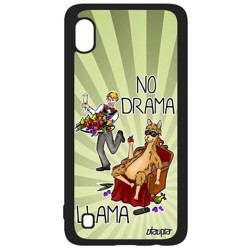 фото Чехол для мобильного samsung galaxy a10, "no drama lama" llama комикс utaupia