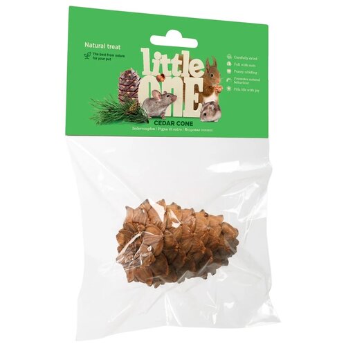 lucky animals кедровая шишка с алтая 1 in Лакомство для кроликов Little One Cedar cone, 50 г