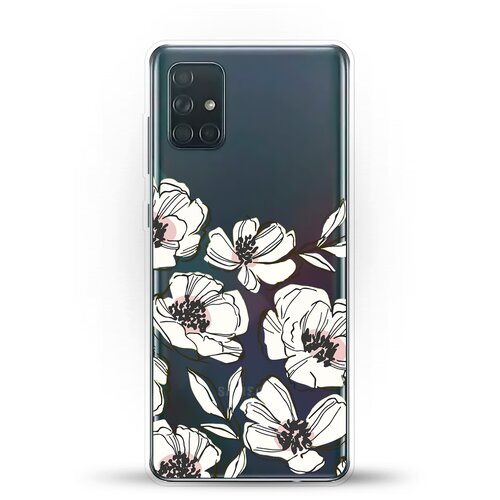 фото Силиконовый чехол цветы на samsung galaxy a71 andy & paul