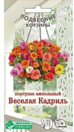 Портулак ампельный Веселая кадриль/ 5 драже х 1 упаковка/ Подвесные корзины
