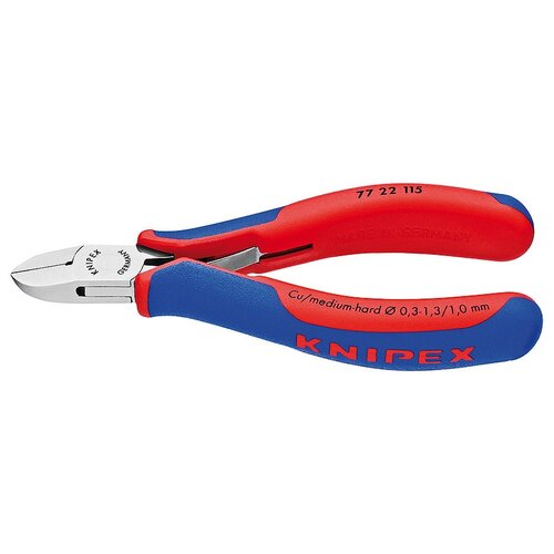 Бокорезы Knipex 77 22 115 115 мм красный/синий бокорезы knipex 64 22 115 115 мм красный синий