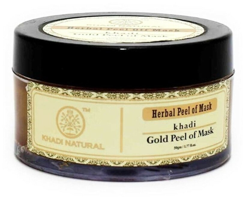 Голд маска-пилинг для лица марки Кхади (Gold peel off mask Khadi), 50 грамм