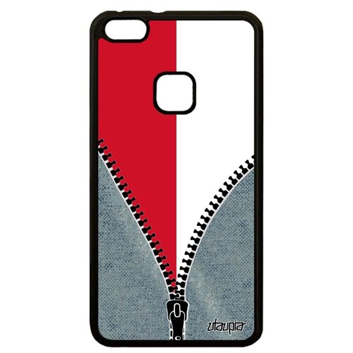 фото Чехол для мобильного huawei p10 lite, "флаг монако на молнии" страна патриот utaupia