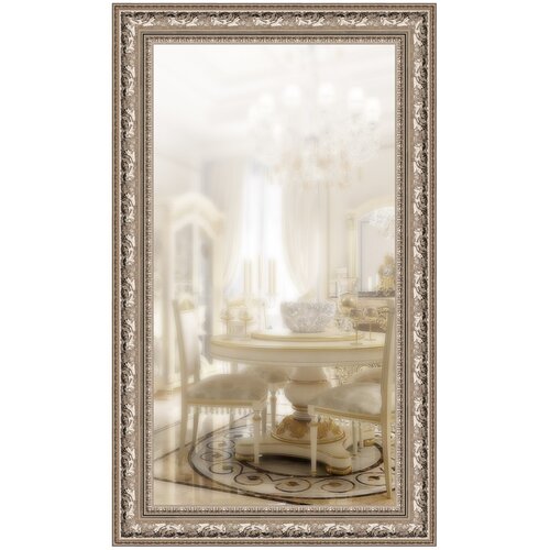 фото Зеркало в широкой раме 70 x 119 см, модель p090048 аурита
