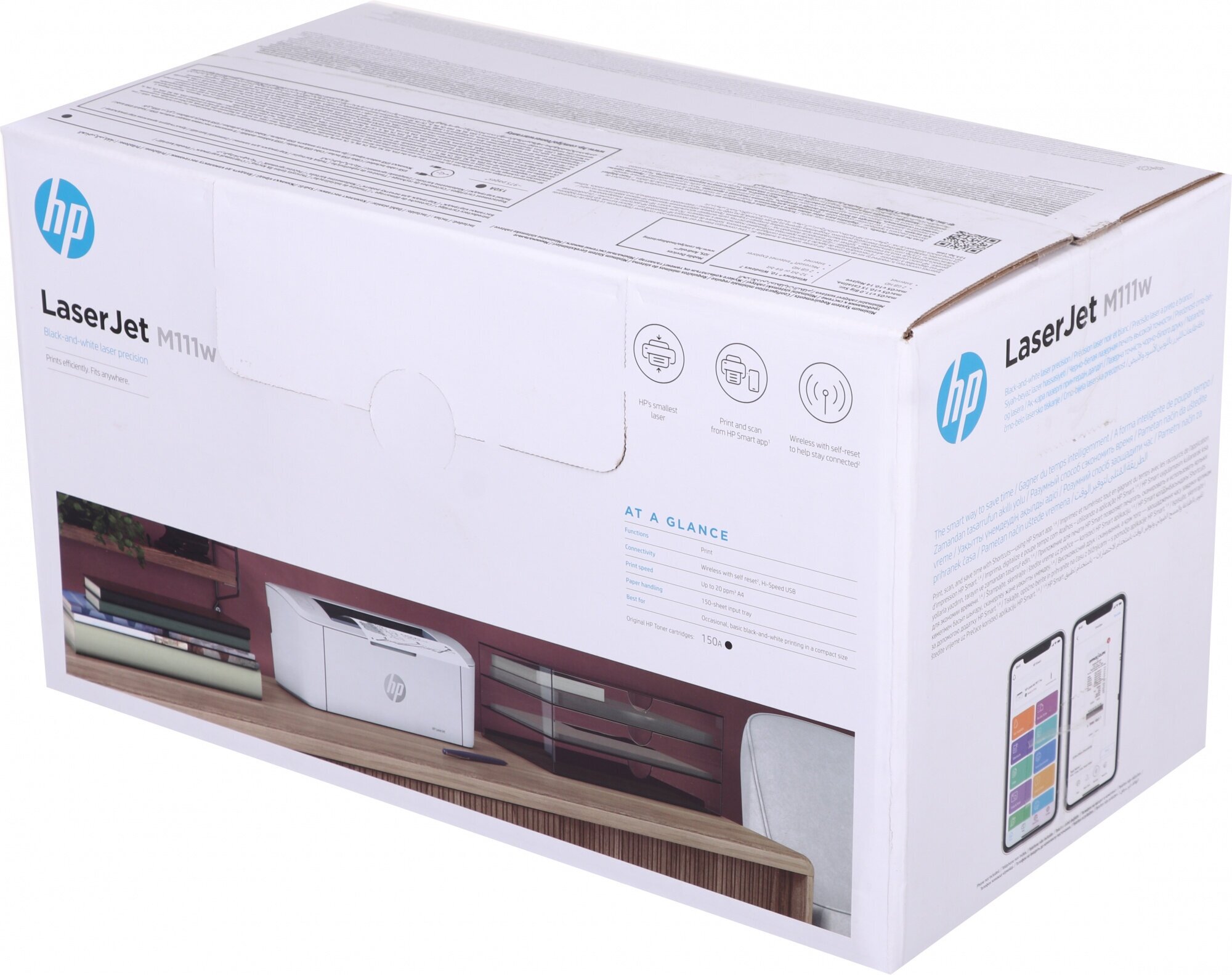 Принтер лазерный HP LaserJet M111w ч/б A4