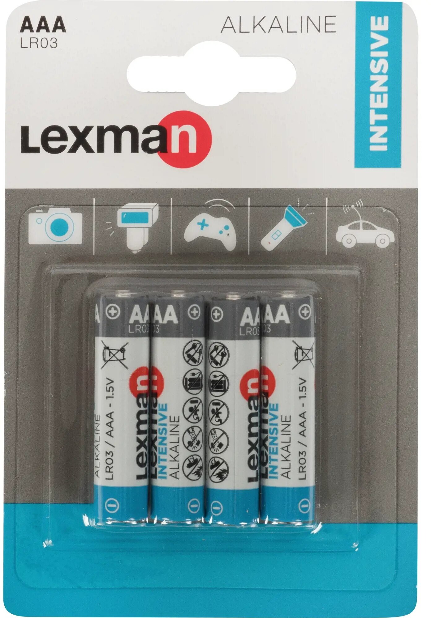 Батарейка алкалиновая Lexman AAA 4 шт.