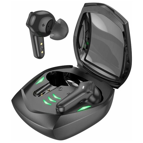 Беспроводные наушники TWS EW28 Черные Блютуз с микрофоном для Iphone и Android 160000₽