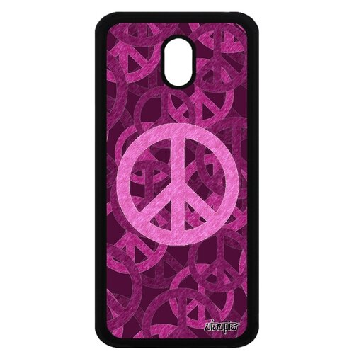 фото Чехол на телефон самсунг галакси j5 2017 оригинальный дизайн peace and love стрит-арт utaupia