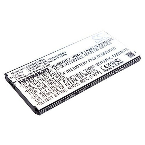 Аккумулятор CS-SMJ510SL EB-BJ510CBE для Samsung Galaxy J5 SM-J500F / J5 SM-J510F 3.85V / 2500mAh / 9 чехол книжка mypads для samsung galaxy j5 2016 sm j510h ds j510f ds водоотталкивающий с мульти подставкой на жесткой металлической основе корич