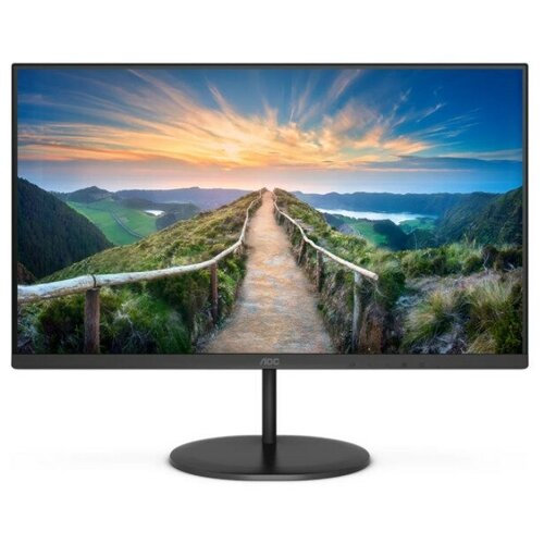 LCD AOC 238 Q24V4EA черный IPS 2560x1440 75Hz 169 10001 250cd 178178 8bit6bitFRC D-Sub HDMI14 DisplayPort12 AdaptiveSync AudioOut 2x2W VESA 2034200₽