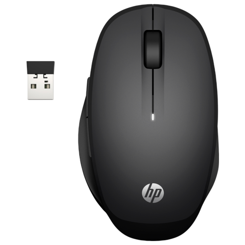 Мышь беспроводная HP Wireless Dual Mode Black Mouse 300 черный