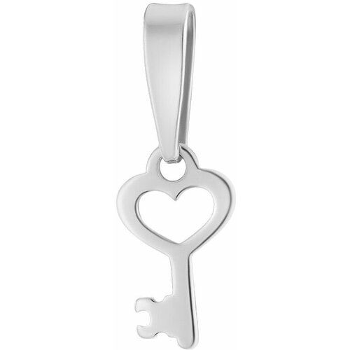 фото Подвеска серебряная ключ, кулон серебро 925 пробы, ср.вес изделия 0,25 гр., арт. 2037414/9 ювелир карат