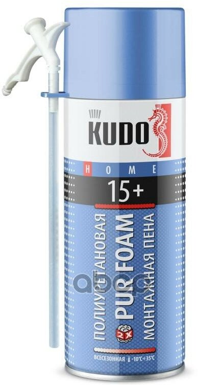 Kuph05u15+_Пена! Полиуретановая Монтажная Бытовая Всесезонная Kudo Home 15+ 520 Мл Kudo арт. KUPH05U15+