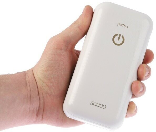 Внешний аккумулятор Perfeo Powerbank 30000mAh (PF_B4301) White - фото №11