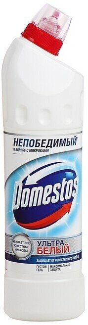 Чистящее средство Domestos "Ультра белый", гель, для унитаза, 750 мл