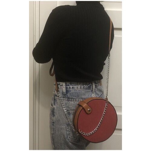 фото Сумка таблетка , красный bental