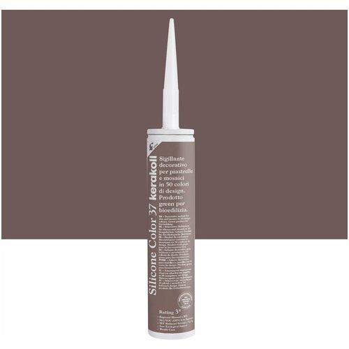 Герметик силиконовый декоративный для плитки и мозаики Kerakoll Silicone Color (310мл) 37