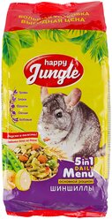 Корм для шиншилл Happy Jungle 5 in 1 Daily Menu Основной рацион 400 г