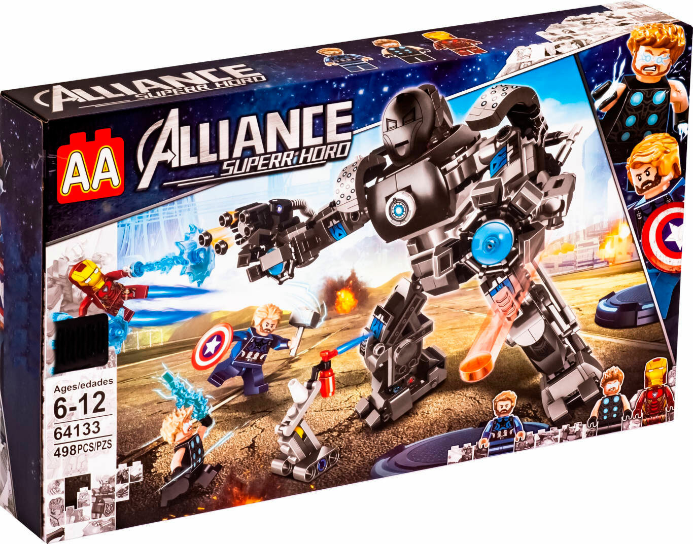 Конструктор Супер Герои «Iron Monger Mayhem»